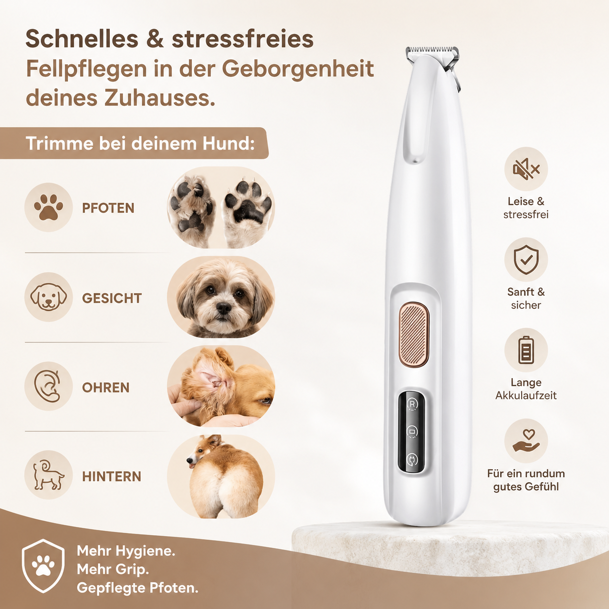 SamtPfote Pro - Stressfreie Pfotenpflege für zuhause
